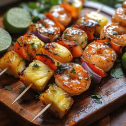 As summer approaches, the allure of vibrant, flavorful dishes becomes irresistible. One such dish that embodies the essence of summer gatherings, barbecues, or even a quick weeknight dinner is Tropical Paradise Pineapple Shrimp Skewers. This dish is a celebration of tropical flavors, combining succulent shrimp, juicy pineapple, and colorful vegetables to create a mouthwatering experience that tantalizes the taste buds.