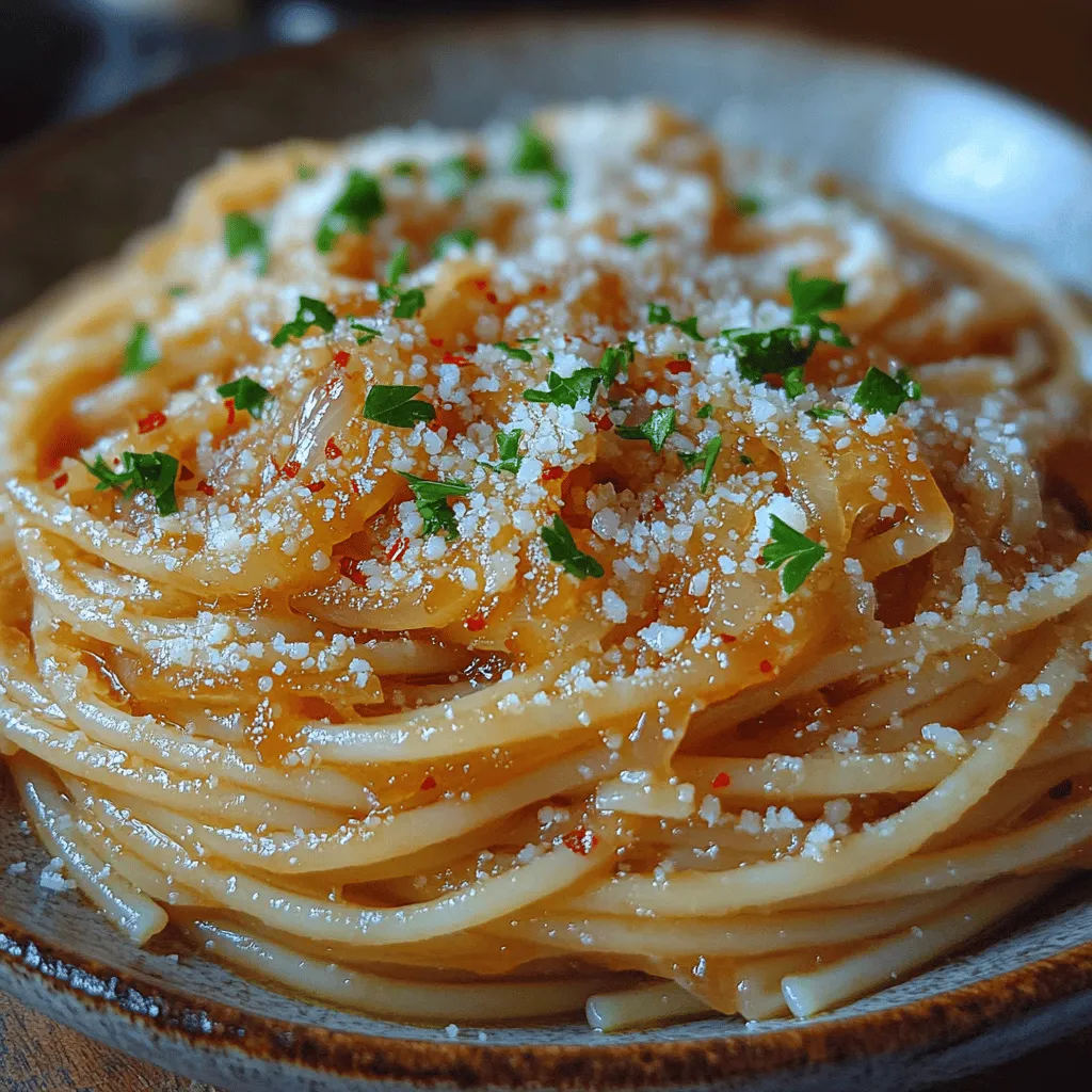 If you're looking for a dish that beautifully marries comfort and sophistication, look no further than Caramelized Onion Pasta with Chilli Oil. This recipe showcases the delicious balance of sweet, deeply caramelized onions paired with the warm heat of chilli oil, creating a symphony of flavors that can elevate any dining experience. Caramelized onions bring an extraordinary sweetness and richness to this dish, making it not just a meal, but an experience that delights the senses.