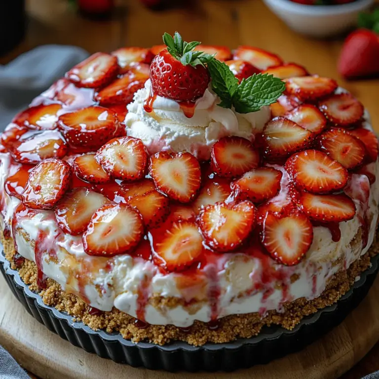 To create the Strawberry Bliss Ice Cream Cake, it’s essential to understand the key components that come together to make this treat truly special. Each ingredient plays a vital role in achieving the perfect balance of flavor, texture, and visual appeal.