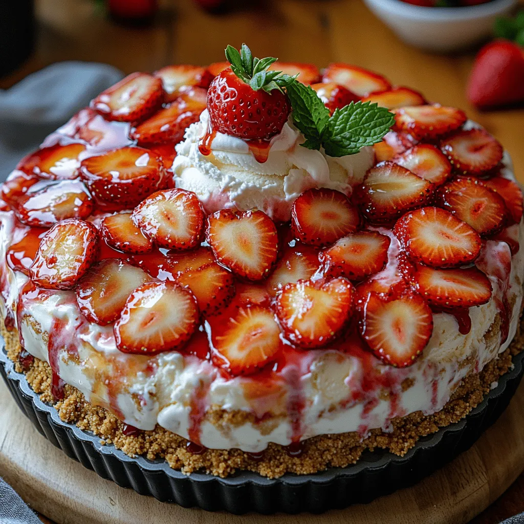 To create the Strawberry Bliss Ice Cream Cake, it’s essential to understand the key components that come together to make this treat truly special. Each ingredient plays a vital role in achieving the perfect balance of flavor, texture, and visual appeal.