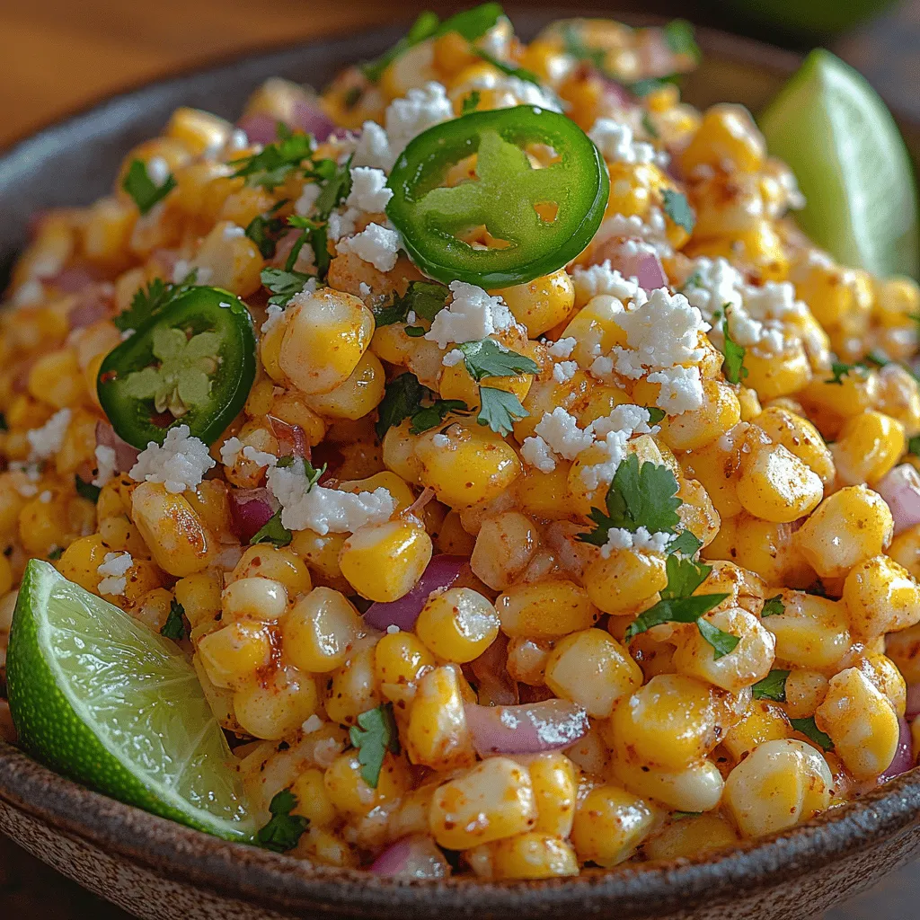 Mexican street corn, or "elote," is a beloved street food that has captured the hearts and palates of many around the world. Traditionally, it's grilled corn on the cob, slathered with creamy sauces, sprinkled with cheese, and topped with spices. However, as culinary creativity flourishes, this iconic dish has been transformed into a vibrant and refreshing salad—Zesty Mexican Street Corn Salad. This salad encapsulates all the delightful flavors of its predecessor while providing a delightful twist that makes it perfect for any occasion.