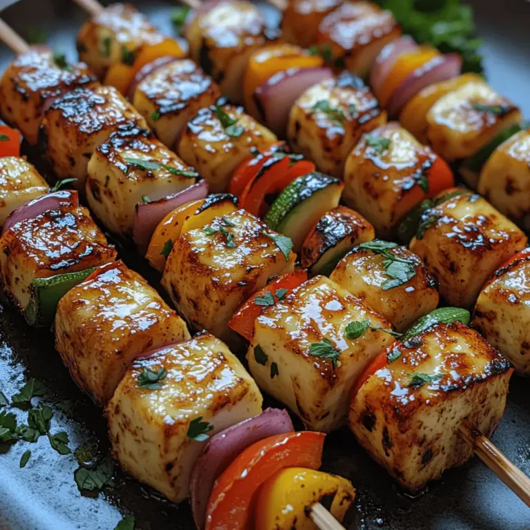 In recent years, grilled dishes have surged in popularity, becoming a staple at casual gatherings and summer barbecues. The aroma of food sizzling over an open flame, the vibrant colors of fresh vegetables, and the satisfying crunch of perfectly grilled ingredients create an irresistible invitation to gather around the grill. Among the many delightful creations one can make, Grilled Halloumi and Veggie Skewers stand out, offering both flavor and nutrition in a beautifully presented dish.