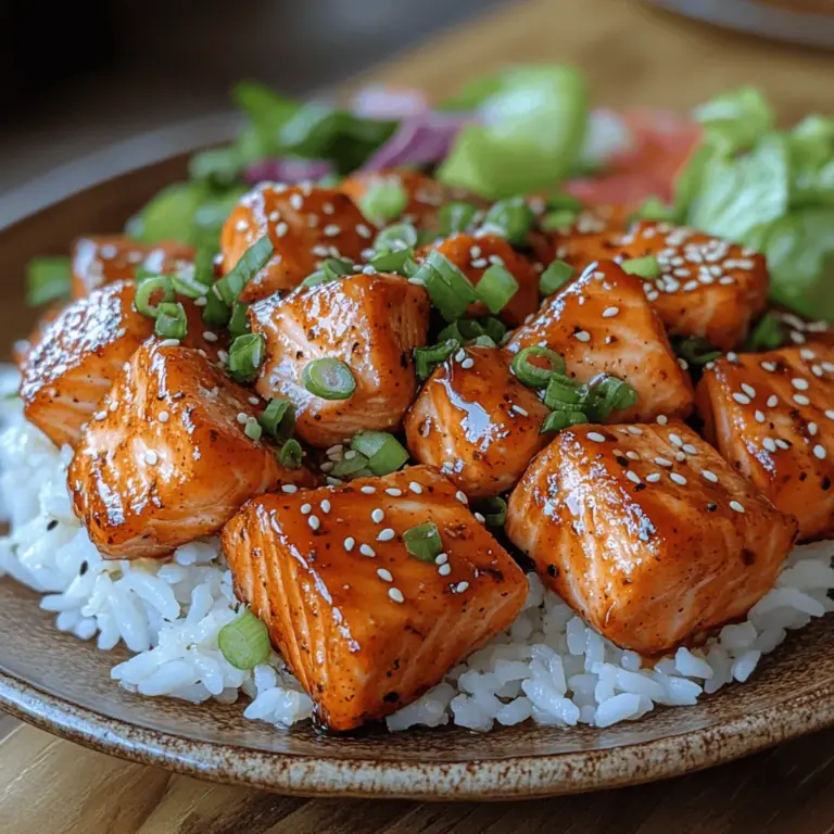 In the world of culinary delights, few dishes can match the allure of crispy teriyaki salmon cubes. This dish not only showcases the rich, savory flavors of teriyaki but also highlights the tender, flaky texture of fresh salmon. Perfect for a weeknight dinner or an elegant gathering, these salmon cubes are quick to prepare and packed with flavor. The combination of crispy exterior and succulent interior makes each bite a delightful experience. In this article, we will delve into the ingredients, step-by-step preparation, and serving suggestions for this delectable recipe that has become a favorite among seafood lovers.