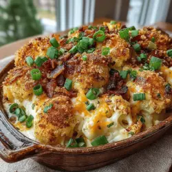 In recent years, cauliflower has surged in popularity as a versatile, healthy substitute for a variety of dishes. Among the myriad of recipes that showcase this unique vegetable, the Cheesy Cauliflower Bliss Casserole stands out as a crowd-pleaser. This delectable dish combines the rich creaminess of cheeses with the lightness of cauliflower, making it an ideal option for both health-conscious eaters and cheese lovers alike. With its comforting flavors and satisfying texture, this casserole has gained a loyal following, particularly among those seeking to incorporate more vegetables into their diets without sacrificing indulgence.
