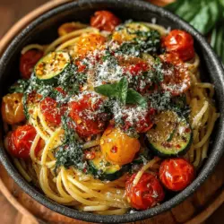 Zesty Tomato Zucchini Pasta