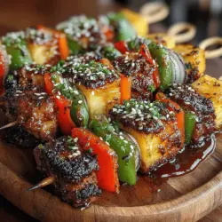 Sweet & Spicy Pineapple Chicken Kabobs: Recipe Completion