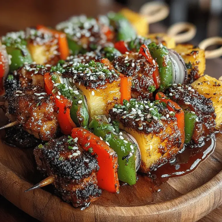 Kabobs have long been a favorite in kitchens and backyards alike, celebrated for their versatility and fun presentation. Whether you’re hosting a summer barbecue, preparing a family dinner, or simply looking for a quick weeknight meal, kabobs offer an exciting way to enjoy a variety of flavors and textures all in one bite. Among the myriad of kabob recipes, the Sweet & Spicy Pineapple Chicken Kabobs stand out as a delightful fusion of sweet, tangy, and spicy elements that tantalize the taste buds and leave diners asking for more.