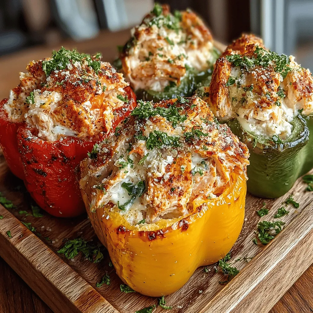 If you’re seeking a vibrant and nutritious dish that’s perfect for lunch, dinner, or even a picnic, look no further than Colorful Chicken Salad Stuffed Peppers. This enticing recipe combines the crunch of fresh bell peppers with a zesty chicken salad that’s as appealing to the eyes as it is to the palate. The colorful nature of this dish not only makes it a visual feast but also ensures a variety of nutrients, making it an excellent choice for health-conscious individuals or families.