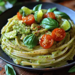 Creamy Avocado Lime Pasta: A Delightful Culinary Adventure