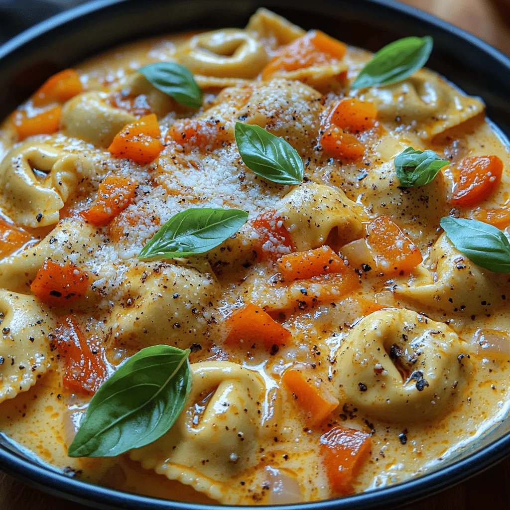 Sunkissed Creamy Roasted Pepper Tortellini is more than just a dish; it's a celebration of flavor that encapsulates the essence of comfort food. This enchanting recipe showcases the harmonious blend of sweet roasted red peppers and a velvety Parmesan sauce, resulting in a meal that is both rich and satisfying. Whether you are preparing a casual weeknight dinner or an elegant feast for guests, this tortellini dish strikes the perfect balance between simplicity and sophistication.