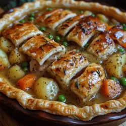 Tender Rosemary Chicken Pot Pie: A Comforting Classic