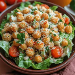 Crispy Chickpea Caesar Salad Recipe
