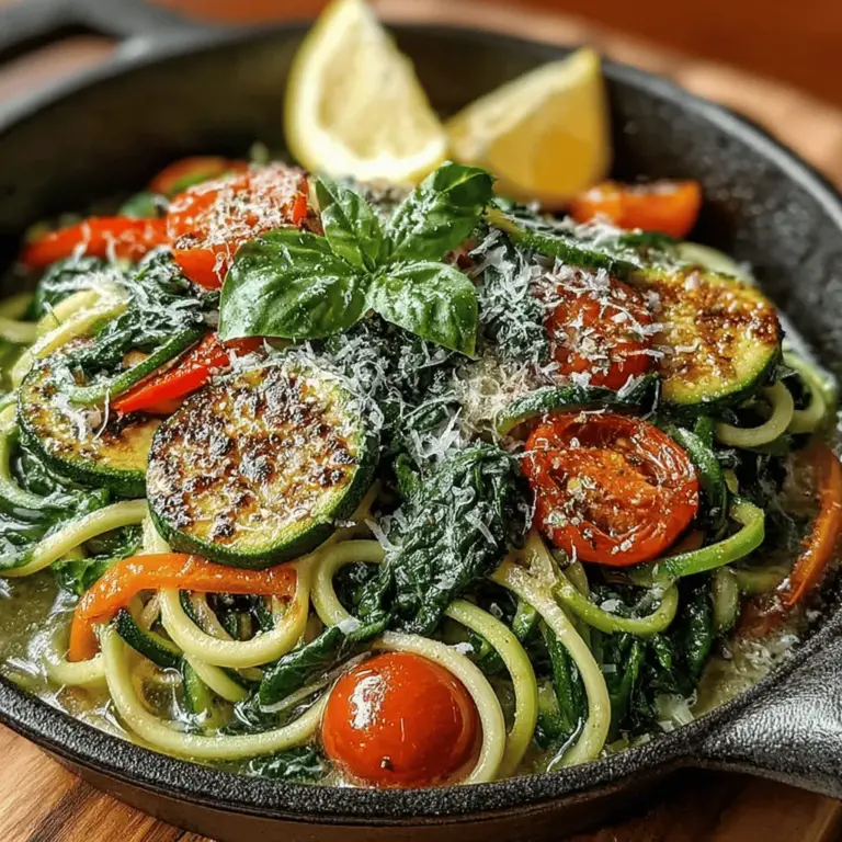 In recent years, zucchini noodles, often referred to as "zoodles," have gained significant traction as a popular alternative to traditional pasta. As health-conscious eating continues to rise, many are seeking ways to enjoy their favorite dishes without the added carbs and gluten that often come with conventional pasta. Zoodles are not only versatile and easy to prepare, but they also serve as a canvas for a variety of flavors. Among the many delightful recipes you can create with zucchini noodles, Garlic Parmesan Zucchini Noodle Stir Fry stands out for its simplicity and vibrant taste.