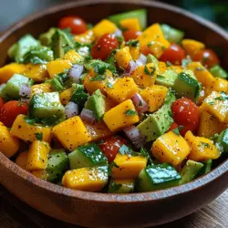 In a world where culinary creativity often takes center stage, fresh salads remain a timeless favorite for health-conscious eaters and food enthusiasts alike. They offer a vibrant array of flavors and textures while delivering essential nutrients in a light and refreshing package. Among the myriad of salad options, the Tangy Mango Avocado Salad stands out as a uniquely delightful combination that promises not only to tantalize your taste buds but also to nourish your body.