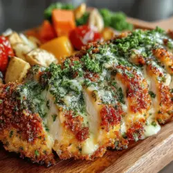Chicken dishes have long held a cherished place in the hearts and kitchens of home cooks around the world. Their versatility, quick cooking times, and ability to absorb a myriad of flavors make chicken a staple in countless households. Whether grilled, roasted, or sautéed, chicken can easily adapt to various cuisines and preferences. Among the many chicken recipes that have gained popularity, the Parmesan Herb Crusted Chicken Breast stands out for its delightful combination of flavors and textures. This dish features a succulent chicken breast enveloped in a crispy, golden crust infused with the rich taste of Parmesan and aromatic herbs, making it an ideal choice for both weeknight dinners and special occasions.