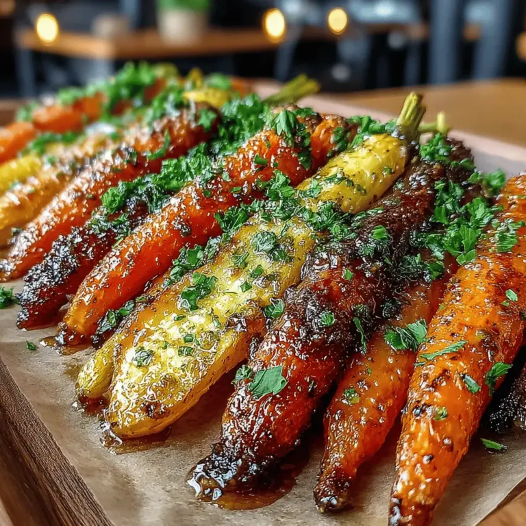 In the world of culinary delights, finding innovative ways to enjoy vegetables can transform a mundane meal into a flavorful experience. Enter the Smoky Maple Glazed Carrot Fries, a dish that takes the humble carrot to new heights. This recipe is not only a feast for the eyes but also a sensational treat for the palate, seamlessly blending sweet and smoky flavors that will undoubtedly satisfy your cravings for something unique and delicious.