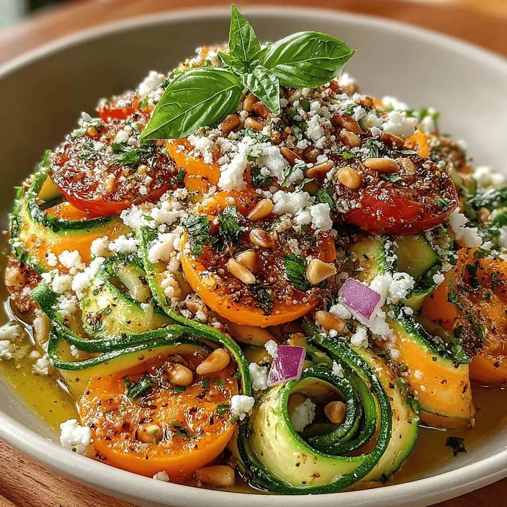 In recent years, fresh and vibrant salads have taken center stage in contemporary cuisine, catering to a growing demand for healthy yet exciting meal options. Among these, the Zucchini Ribbon Salad stands out as a refreshing and nutritious choice, perfect for various occasions, from casual lunches to elegant dinner parties. This salad showcases the beauty of fresh ingredients, featuring crisp zucchini, colorful vegetables, creamy feta cheese, and a bright citrus vinaigrette that elevates the dish to something truly special.