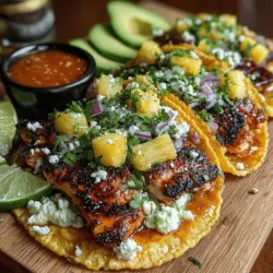 Grilled Chicken Street Tacos