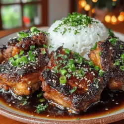 Teriyaki cuisine has captivated palates around the globe with its delightful balance of flavors and enticing aromas. Originating from Japan, teriyaki has transcended cultural boundaries to become a beloved cooking style, celebrated for its sweet and savory profile that elevates a variety of dishes. Among the most popular teriyaki offerings is the Sweet & Savory Sticky Teriyaki Glazed Chicken Thighs, a dish that not only showcases the essence of teriyaki but also promises a satisfying and hearty meal.