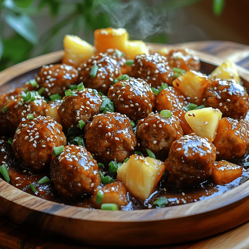 The world of culinary delights offers a myriad of dishes that tantalize our taste buds and evoke fond memories, and few creations are as beloved as meatballs. Originating from various cultures, meatballs have evolved over centuries and can be found in numerous forms, from Italian polpette to Swedish köttbullar. One of the most delightful adaptations of this classic dish is the Juicy Pineapple Teriyaki Meatballs, which combines the savory flavors of teriyaki sauce with the sweetness of pineapple, creating a unique fusion that is both comforting and exciting.