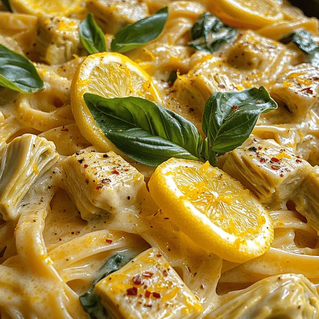 When it comes to creating a dish that embodies the essence of comfort and fresh flavors, Zesty Creamy Lemon Artichoke Pasta stands out as a delightful choice. This recipe marries the creamy richness of a homemade sauce with the bright, zesty notes of lemon and the unique texture of artichoke hearts. The result is a pasta dish that not only satisfies hunger but also excites the palate. Whether you're cooking for a family dinner or hosting friends, this dish is sure to impress with its vibrant flavors and elegant presentation.