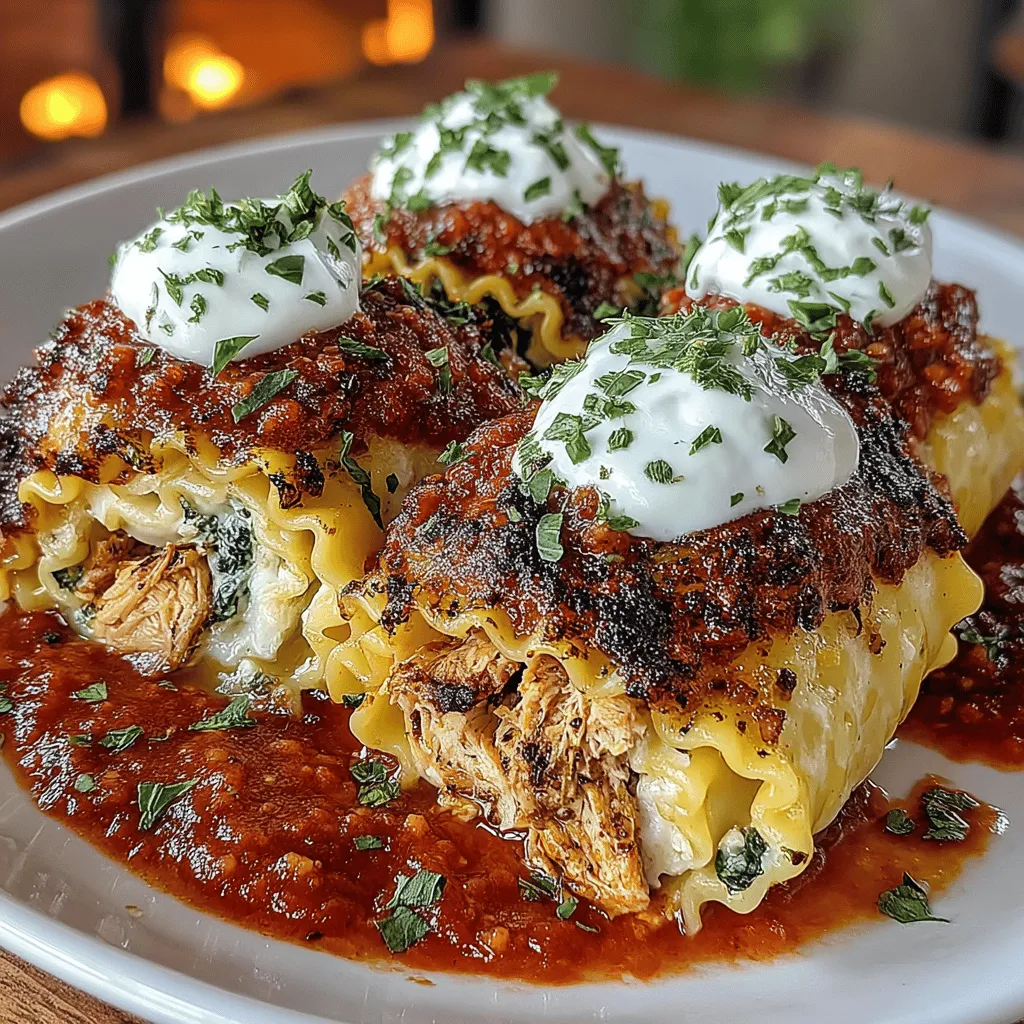 Lasagna roll-ups are a delightful twist on the classic Italian dish, transforming traditional lasagna into individual portions that are as visually appealing as they are delicious. The Savory Herb Chicken Lasagna Roll-Ups meld tender, herb-infused chicken with creamy ricotta and fresh spinach, all wrapped in perfectly cooked lasagna noodles. This dish captures the heartwarming essence of home-cooked meals while offering a modern, convenient approach to serving.