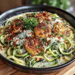 Creamy Garlic Parmesan Zoodles: A Delicious and Healthy Dish