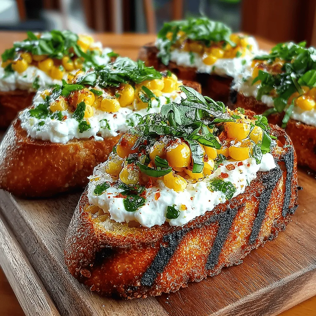 Grilled Corn & Ricotta Toasts are a delightful dish that perfectly marries the sweetness of fresh corn with the creaminess of ricotta cheese, all atop a crispy slice of rustic bread. This recipe showcases the essence of seasonal cooking, emphasizing the use of fresh ingredients that elevate simple dishes to something extraordinary. The combination of textures and flavors makes this toast not just a meal, but an experience that delights the senses.