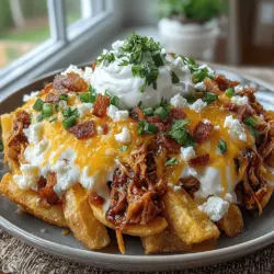 In recent years, loaded fries have emerged as a beloved comfort food, captivating the hearts (and appetites) of food lovers across the globe. This culinary trend transforms the humble fry into a canvas for a myriad of flavors, textures, and toppings, making it an irresistible option for parties, casual gatherings, or even a cozy weeknight dinner. Among the myriad of loaded fry variations, the Loaded BBQ Chicken Baked Fries stand out for their perfect balance of savory and smoky flavors, combined with a delightful crunch.