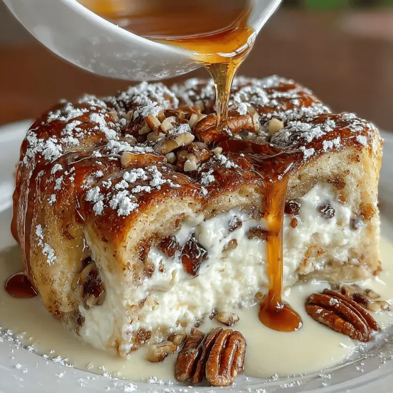 Imagine a dish that seamlessly marries the aromatic warmth of cinnamon rolls with the comforting, custardy goodness of bread pudding. Welcome to "Cinnamon Swirl Heaven: Sweet Cinnamon Roll Bread Pudding." This delightful recipe is not only a feast for the senses but also a heartwarming nod to nostalgic family gatherings, where the scents of cinnamon and sugar waft through the air, evoking memories of cozy mornings spent around the breakfast table.
