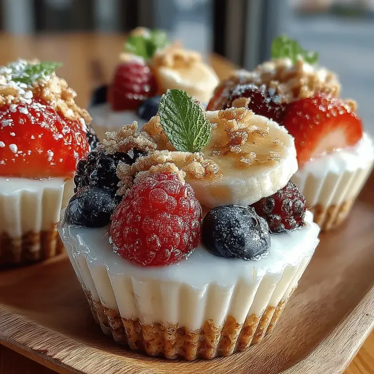 As the temperature rises and the sun shines brighter, finding a refreshing snack becomes essential. Enter the Frosty Greek Yogurt Fruit Cups—an invigorating blend of creamy Greek yogurt and vibrant fruits that satisfies both your sweet tooth and your health goals. These delightful cups are not only a delicious treat but also a nutritious option suitable for all ages. Whether served as a mid-afternoon snack, a post-workout refuel, or a light dessert, they offer the perfect balance of flavors and textures that make every bite enjoyable.