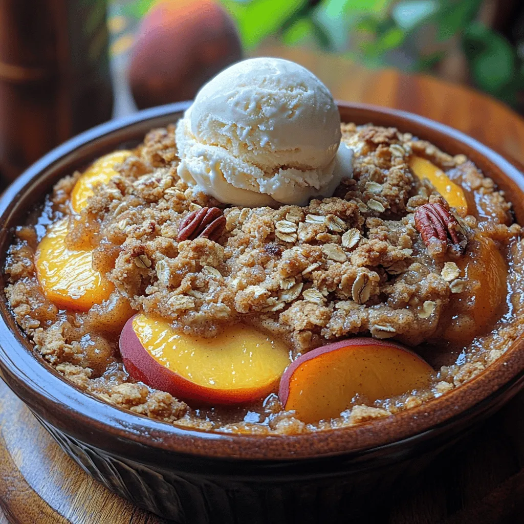 As the sun shines bright and summer fruits come into season, a fruit crisp emerges as a quintessential dessert that embodies the flavors of the warm months. This classic dish combines the sweetness of fruit with a crunchy, buttery topping, making it a beloved choice for gatherings, picnics, or simply a cozy night in. Among the various fruit crisp recipes, the Buttery Brown Sugar Peach Crisp stands out as a particularly delightful option. Not only does it showcase the natural sweetness and juiciness of ripe peaches, but it also features a decadent brown sugar topping that elevates the dish to new heights.