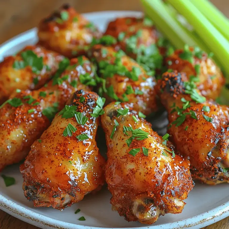 In recent years, air-frying has emerged as a revolutionary cooking technique, offering a healthier alternative to traditional frying methods. This innovative approach allows food to achieve that coveted crispy exterior without the excess oil and calories typically associated with deep frying. For those who love indulging in delicious appetizers or main dishes, chicken wings stand out as a quintessential favorite. Whether served at gatherings, game days, or simply enjoyed as a weeknight treat, chicken wings are versatile, satisfying, and always a crowd-pleaser. The Fiery Crunch Air-Fried Chicken Wings recipe takes this beloved dish to the next level with a spicy flavor profile and a satisfying crunch, all while being easy to prepare.