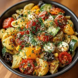 Colorful Back-to-School Pasta Salad