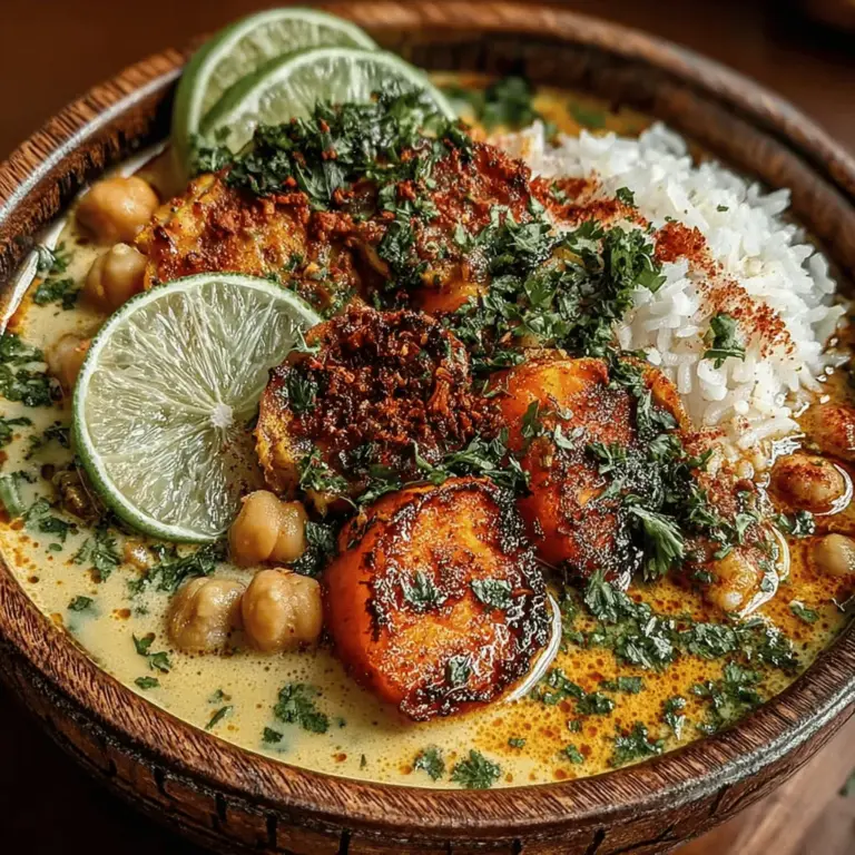 In the realm of vegetarian cuisine, few dishes can rival the combination of flavors and nutrition found in Spiced Sweet Potato & Chickpea Delight. This vibrant dish not only celebrates the natural sweetness of roasted sweet potatoes but also highlights the hearty texture and protein-rich profile of chickpeas. As a wholesome meal option, it caters to both the health-conscious and the flavor-seeking diner, making it an ideal choice for anyone looking to incorporate more plant-based meals into their diet.