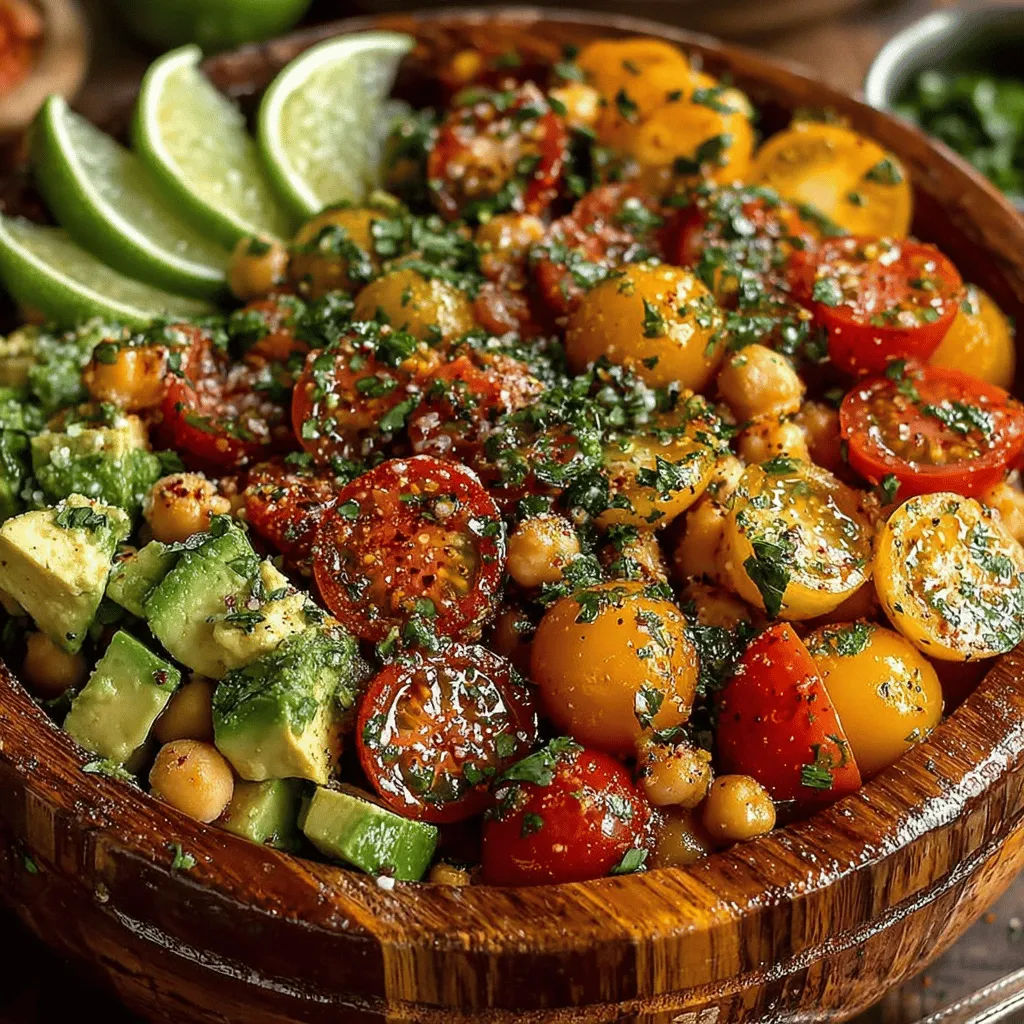 In today's fast-paced world, finding a delicious and nutritious salad recipe can be a game-changer for busy individuals and families. The Zesty Avocado Chickpea Salad is a vibrant, flavor-packed dish that not only pleases the palate but also provides a wealth of health benefits. This salad is an excellent option for anyone looking to incorporate more plant-based meals into their diet, offering a perfect balance of protein, healthy fats, and fresh produce. Made with wholesome ingredients like creamy avocados and protein-rich chickpeas, this salad shines as a quick lunch, a refreshing side dish, or even a light dinner option.