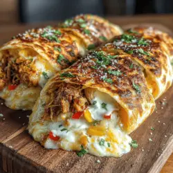 Baked Pimento Cheese Chicken Wraps are a delightful fusion of flavors that cater to cheese lovers and chicken enthusiasts alike. This innovative recipe combines the creamy richness of pimento cheese with the tender, juicy texture of shredded chicken, all wrapped in a crispy tortilla shell. Whether you are preparing a cozy family meal or looking to impress guests at your next gathering, these wraps are sure to be a crowd-pleaser. In this article, we will delve into the ingredients, preparation steps, and expert tips that will help you create these scrumptious baked wraps.