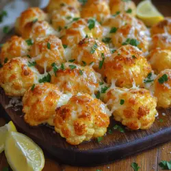Parmesan Garlic Roasted Cauliflower is a delightful and healthy side dish that has captured the hearts of food enthusiasts everywhere. This dish combines the earthy, nutty flavor of roasted cauliflower with the rich, savory notes of Parmesan cheese and the aromatic punch of garlic. Whether served alongside a main course or enjoyed as a standalone snack, this recipe offers a flavorful experience that is both satisfying and nutritious.