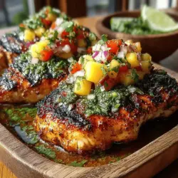 Tropical Grilled Chicken with Zesty Mango Salsa