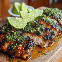 Zesty Cilantro Lime Grilled Chicken Breasts