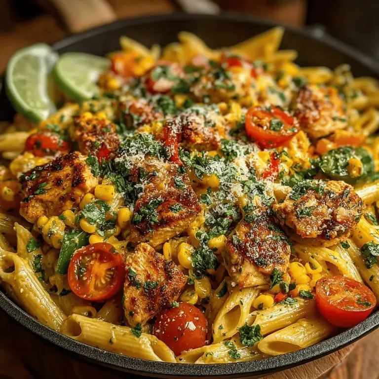 If you’re looking for a dish that combines rich, creamy textures with a burst of vibrant flavors, the Creamy Southwest Chicken Pasta Skillet is a recipe you won’t want to miss. This delightful fusion of tastes marries the heartiness of pasta with the zest of Southwest cuisine, making it an ideal choice for both busy weeknights and special gatherings. Whether you’re cooking for family or entertaining friends, this one-pan meal strikes the perfect balance between comfort food indulgence and nutritious dining.