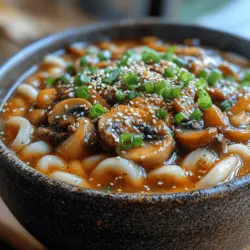 Earthy Miso Mushroom Udon: A Culinary Delight