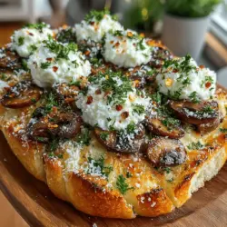 Flatbreads are a culinary canvas, offering versatility that appeals to both novice cooks and experienced chefs alike. Whether served as a base for savory toppings or enjoyed on their own, flatbreads can elevate any meal. In this recipe, we will explore the delightful combination of roasted garlic and mushrooms, which not only enhances the flavor profile but also creates a comforting dish perfect for sharing with family and friends.
