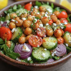 Discover the vibrant flavors and textures of a Crispy Chickpea Greek Salad, a dish that perfectly marries health and taste. This fresh salad is not only visually stunning but also packed with nutrients, making it a perfect choice for a light lunch or a side dish at dinner. By incorporating crispy roasted chickpeas, this recipe adds a delicious crunch to a classic Greek salad, elevating it to a new level of satisfaction. In this article, we will delve into the essentials of crafting this delightful dish while exploring its nutritional benefits, ingredients, and presentation tips that will impress your family and friends.