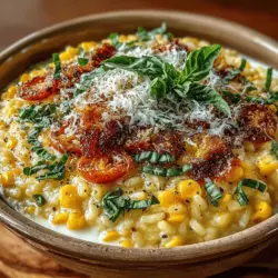 Creamy Sweet Corn Risotto Recipe