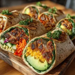 Chick-enlightenment Hummus Veggie Wraps