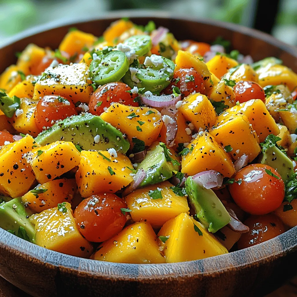 In a world overflowing with culinary delights, tropical flavors always hold a special place in our hearts and palates. The Tropical Bliss Mango Avocado Salad is not just a feast for the eyes but also a celebration of the vibrant tastes of summer. This refreshing dish perfectly combines the sweetness of ripe mangoes, the creaminess of avocado, and a medley of fresh vegetables, making it an ideal choice for any occasion—whether it’s a light lunch, an eye-catching potluck dish, or a refreshing side at a weekend barbecue.