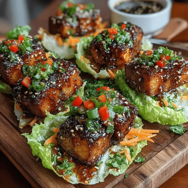 As the movement towards healthier eating continues to grow, many individuals are turning to plant-based recipes that not only nourish the body but also tantalize the taste buds. One star ingredient that has gained immense popularity in the culinary world is tofu. Known for its incredible versatility, tofu can absorb a multitude of flavors, making it an ideal base for various dishes. Among the myriad of tofu recipes, Sticky Glazed Tofu Lettuce Boats stand out as a vibrant and easy-to-make option that combines crispy tofu with fresh vegetables, creating a delightful meal that is perfect for a light lunch or dinner.