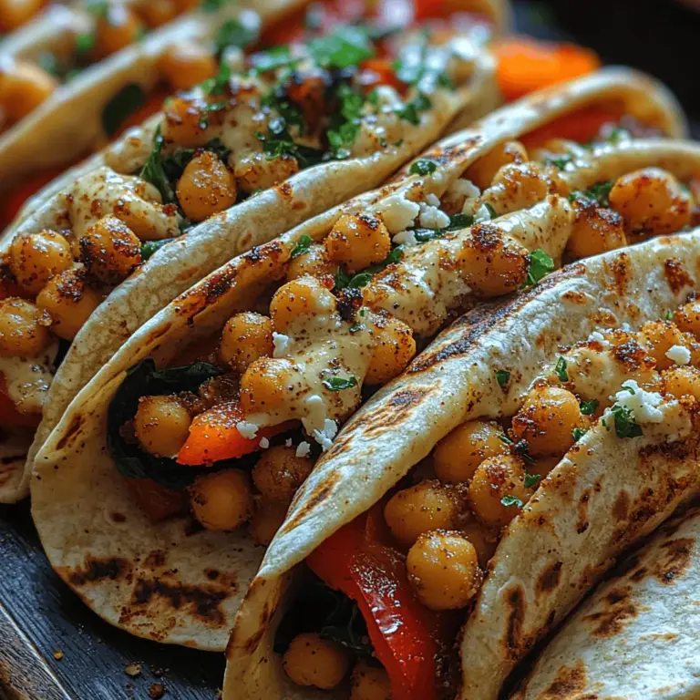 In a world increasingly leaning towards healthier eating habits, the appeal of plant-based meals has never been stronger. Among the myriad of options available, Smoky Roasted Red Pepper and Chickpea Wraps stand out as a vibrant, flavorful choice that tantalizes the taste buds while nourishing the body. This recipe not only showcases the rich, smoky flavors of roasted red peppers but also highlights the satisfying texture and nutritional benefits of chickpeas, making it an excellent addition to your meal rotation.