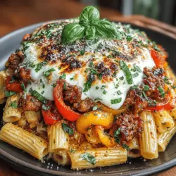 When it comes to comfort food, few dishes rival the heartwarming appeal of a baked pasta casserole. The Sizzling Baked Sausage and Pepper Penne is a perfect embodiment of this genre, bringing together the robust flavors of Italian cuisine in a warm, satisfying dish that delights the senses. This recipe combines tender penne pasta with savory Italian sausage, vibrant bell peppers, and aromatic herbs, all enveloped in a rich, cheesy sauce that tantalizes the taste buds.